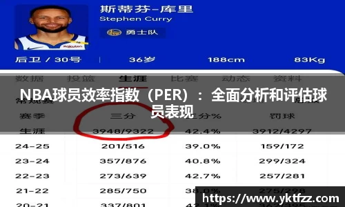 NBA球员效率指数（PER）：全面分析和评估球员表现